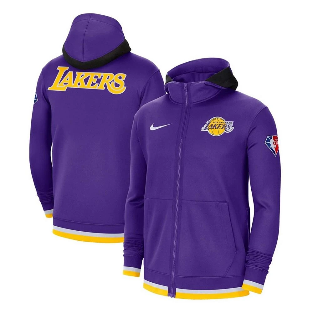 商品NIKE|Men's Los Angeles Lakers 75th Anniversary Performance Showtime Full-Zip Jacket,价格¥838,第1张图片