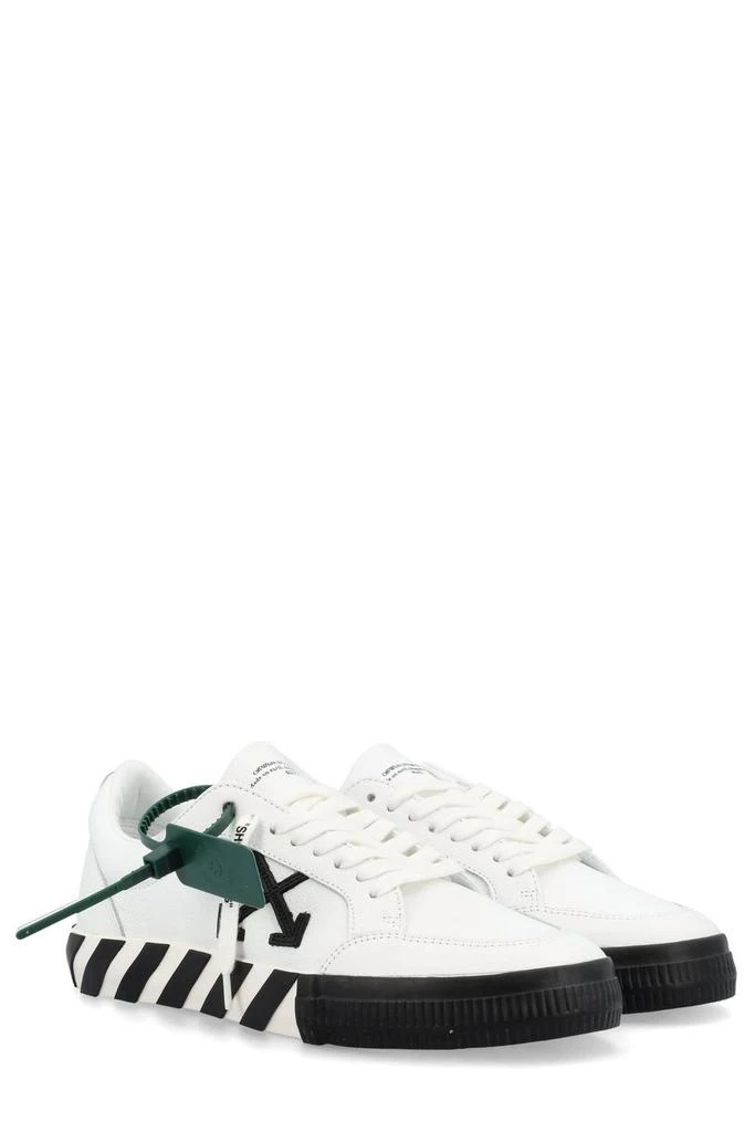 商品Off-White|Off-White Vulcanized Lace-Up Sneakers,价格¥1995,第3张图片详细描述