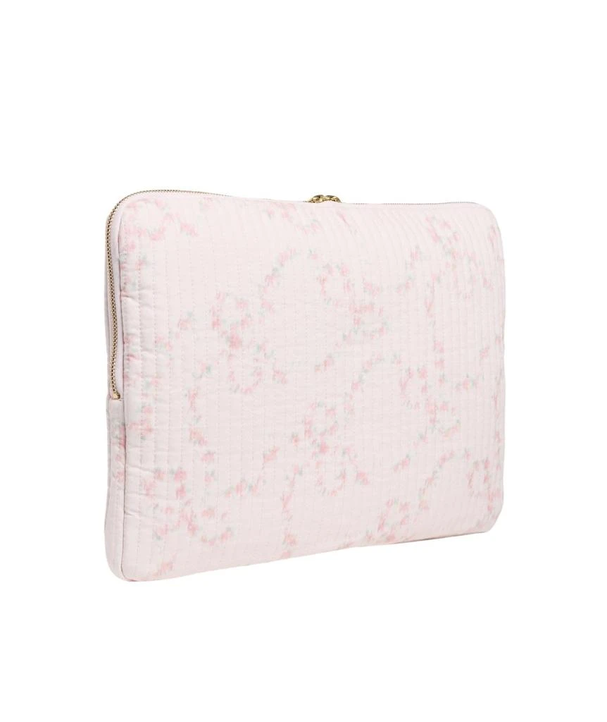 商品LOVESHACKFANCY|Loveshackfancy - Women's Quilted Bow Laptop Case,价格¥856,第3张图片详细描述