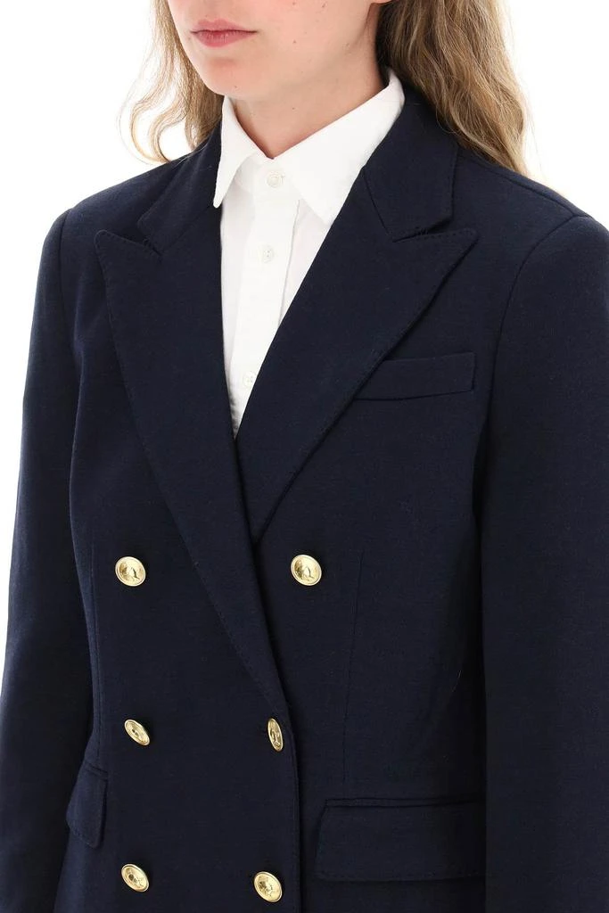 商品Ralph Lauren|Polo ralph lauren knitted double-breasted blazer,价格¥1792,第4张图片详细描述