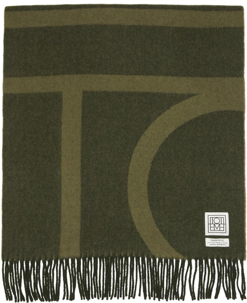 商品Totême|Wool Monogram Jacquard Scarf,价格¥1357,第1张图片