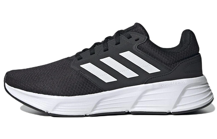 商品[国内直发] Adidas|adidas Galaxy 6 舒适百搭 织物 低帮 休闲跑步鞋 男款 黑白,价格¥288,第1张图片