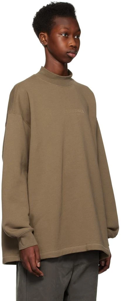 商品Essentials|Brown Relaxed Sweatshirt,价格¥217,第2张图片详细描述