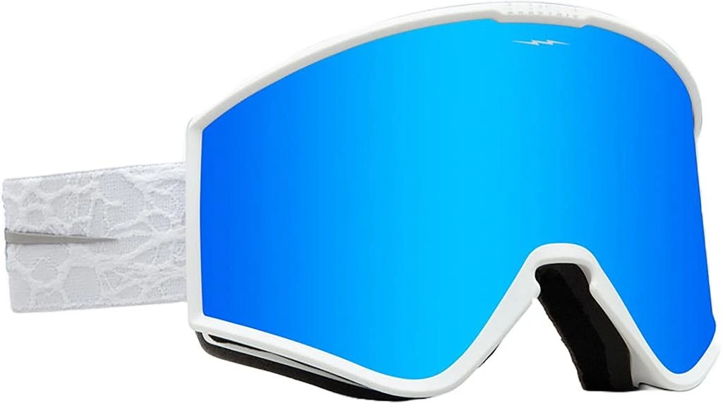 商品Electric|Kleveland Goggles - Matte White Nuron - Blue Chrome - Unisex,价格¥570,第1张图片