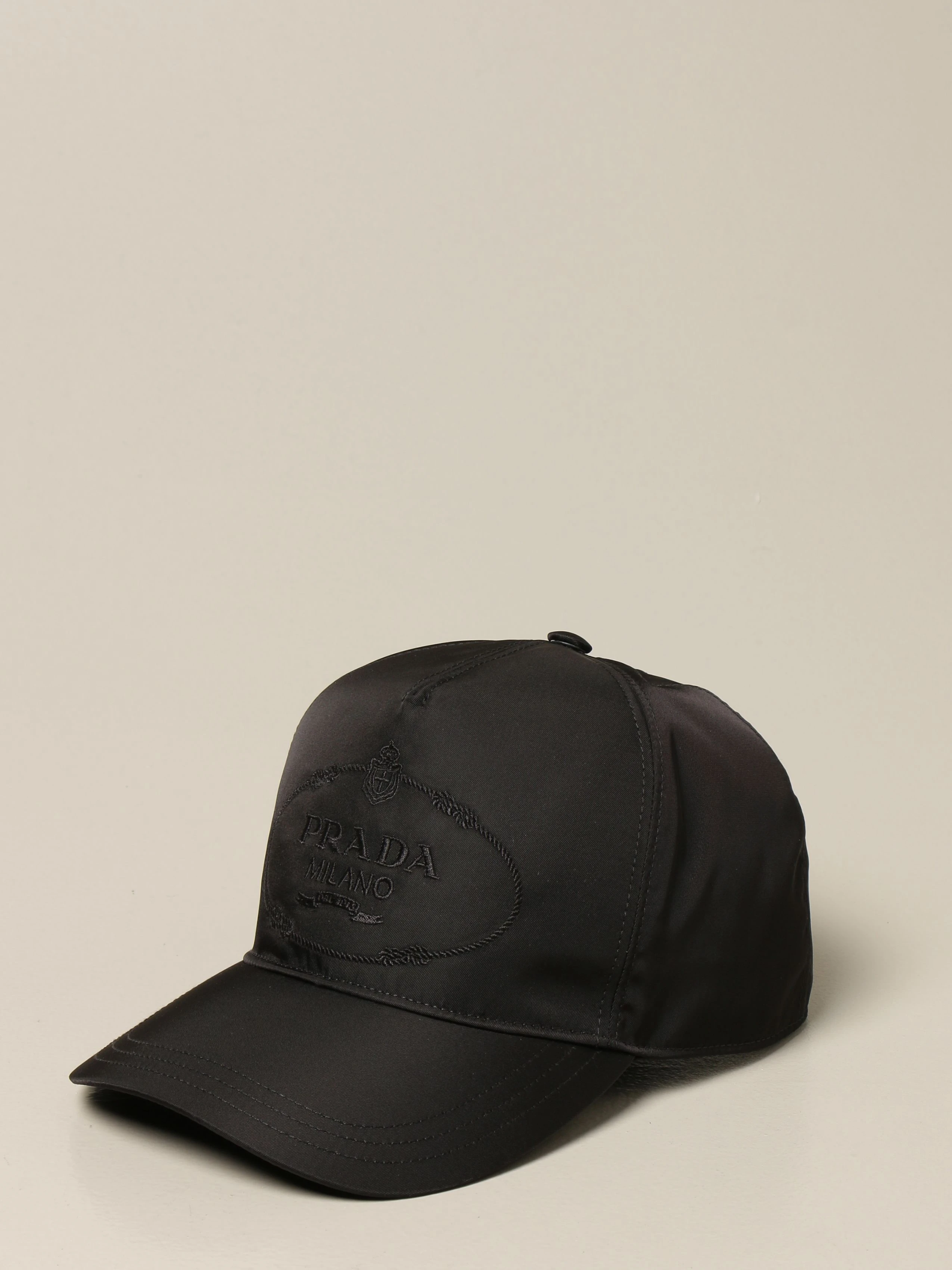 商品[国内直发] Prada|PRADA 男士黑色棒球帽 2HC179-2B15-F0002,价格¥2801,第1张图片
