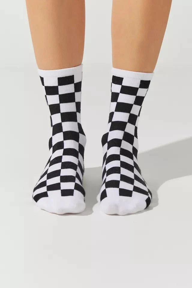 商品Vans|Vans Ticker Checkerboard Crew Sock,价格¥38,第2张图片详细描述