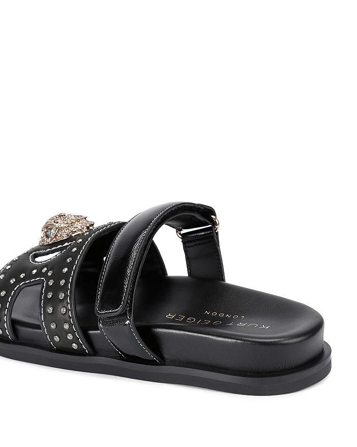 商品Kurt Geiger|Women's Eagle Studded Cutout Sandals,价格¥870,第3张图片详细描述