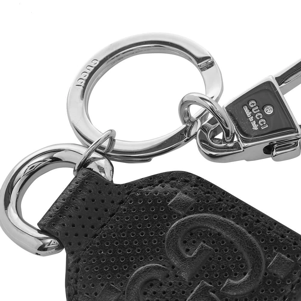 商品Gucci|Gucci GG Embossed Keyring,价格¥1672,第2张图片详细描述