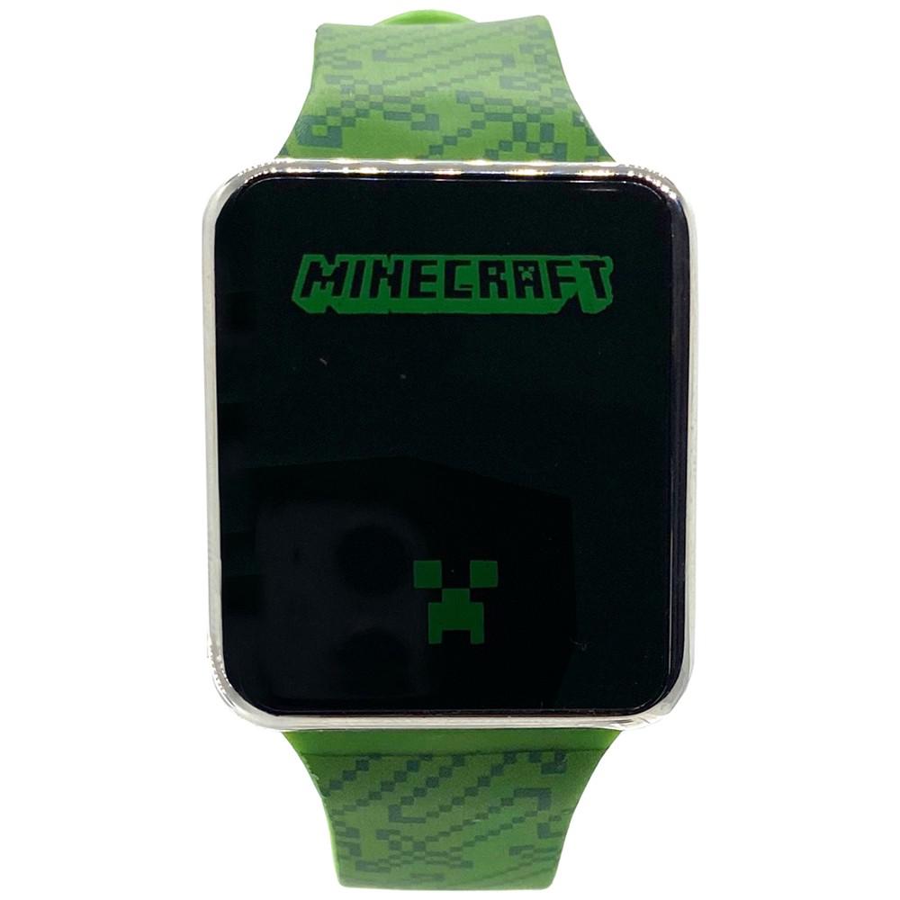 Kid's Minecraft Green Silicone Strap Touchscreen Watch 36x33mm商品第1张图片规格展示