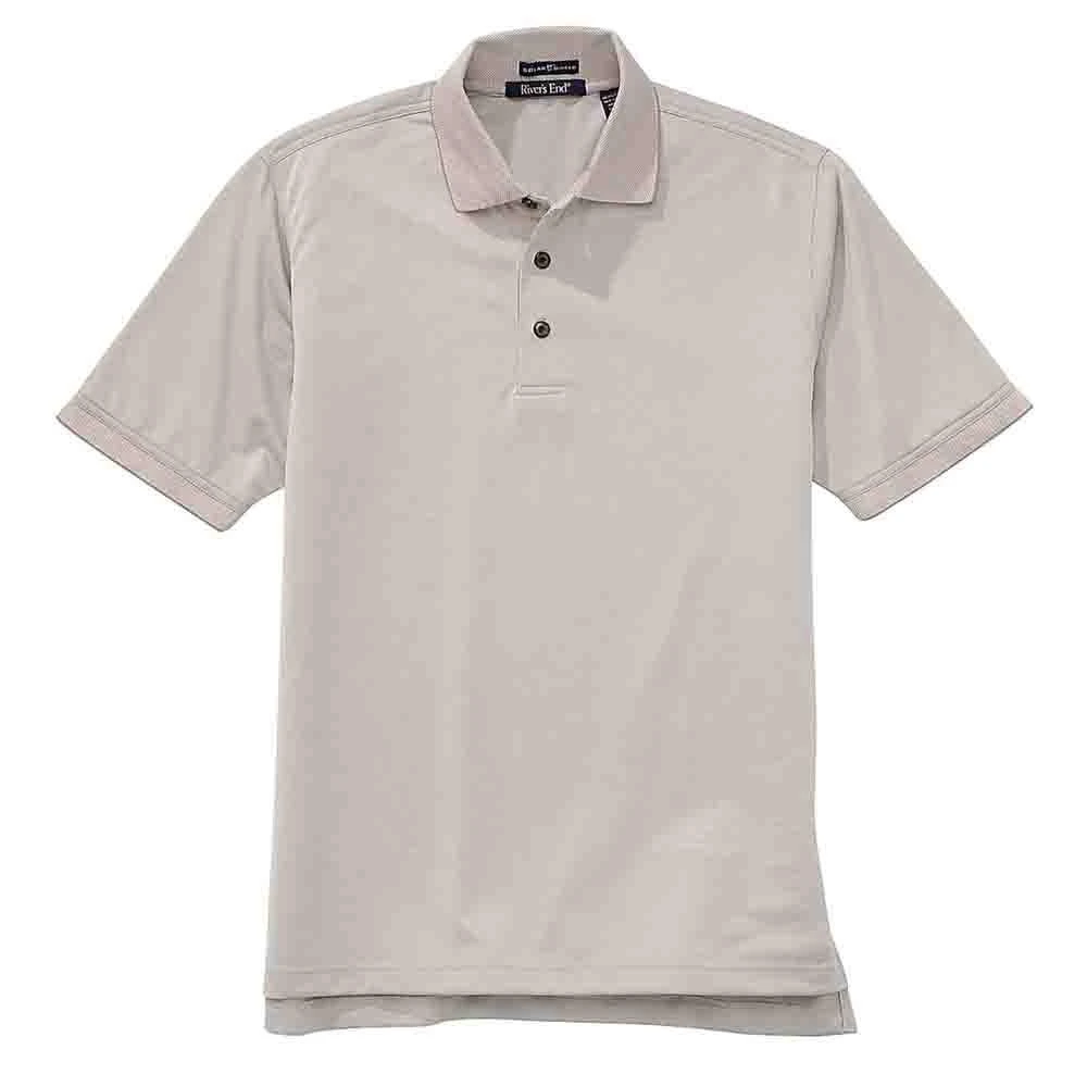 商品River's End|UPF 30+ Jacquard Short Sleeve Polo Shirt,价格¥299,第1张图片