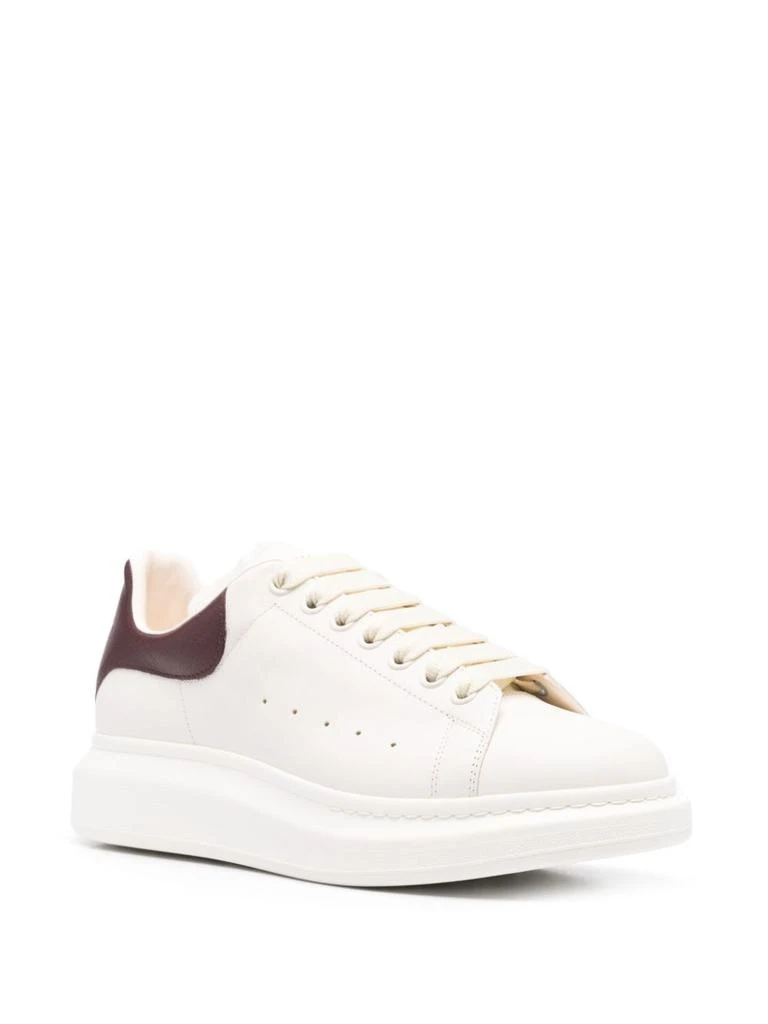 商品Alexander McQueen|ALEXANDER MCQUEEN - Oversize Leather Sneakers,价格¥5210,第1张图片