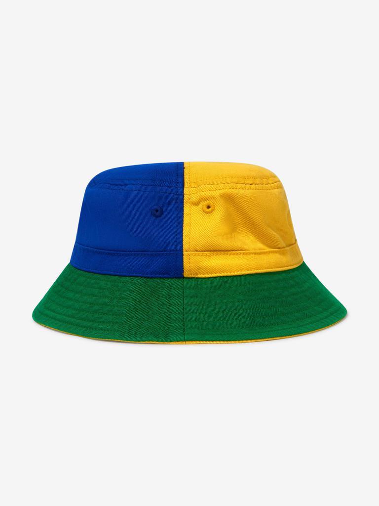 商品Ralph Lauren|Ralph Lauren  Multicoloured Baby Boys Cotton Reversible Colourblock Bucket Hat,价格¥327,第1张图片