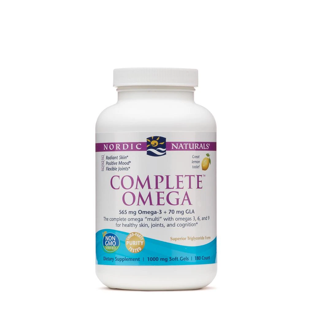 商品Nordic Naturals|完整欧米茄鱼油胶囊 180粒,价格¥357,第1张图片