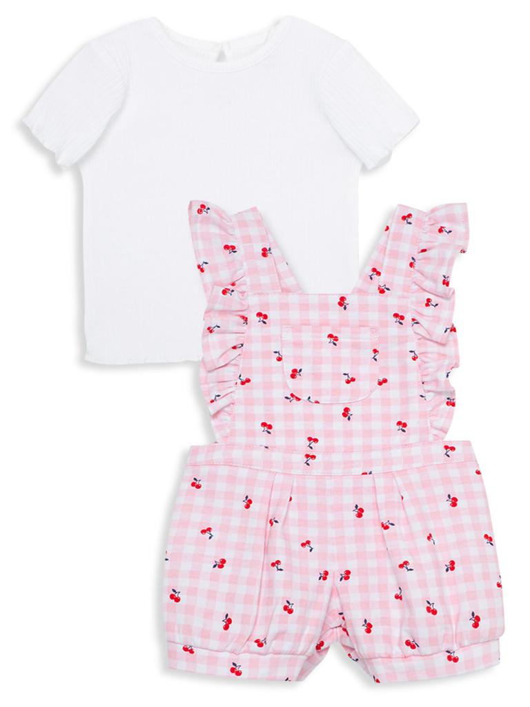 Baby's Cherry Knit Romper & T-Shirt Set商品第3张图片规格展示