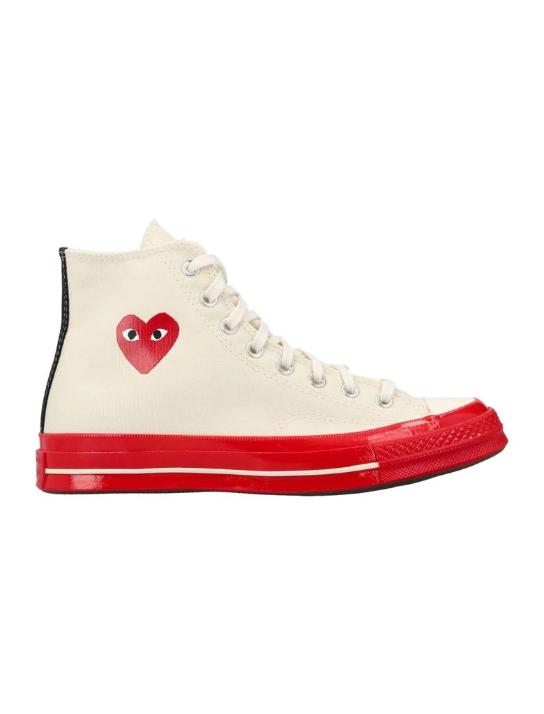 商品Comme des Garcons|Comme des Garçons Chuck 70 High-top Red Sole Sneakers,价格¥856,第1张图片