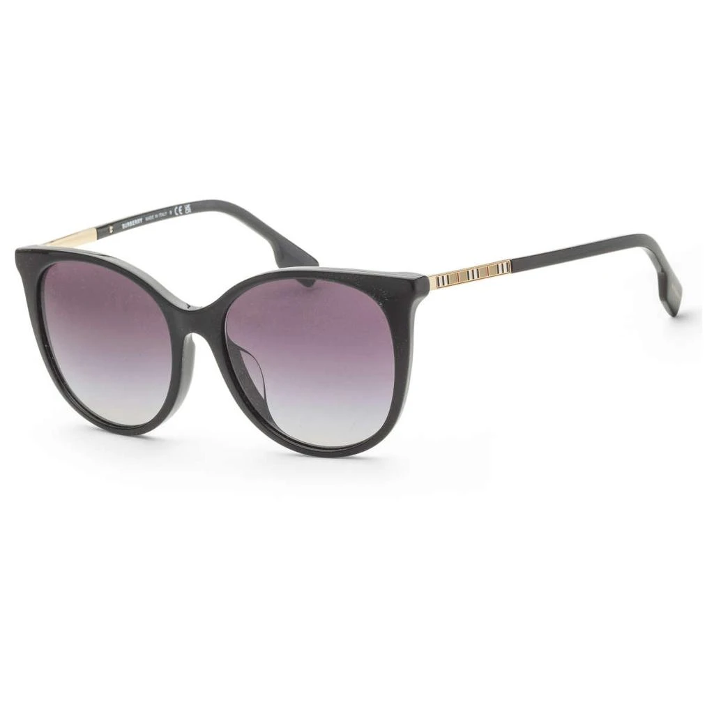 商品Burberry|Burberry Women's Black Oval Sunglasses,价格¥752,第1张图片