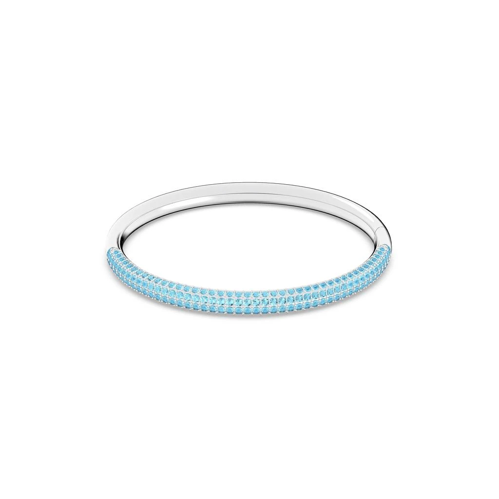 商品Swarovski|Stone bangle blue stainless steel,价格¥1013,第1张图片