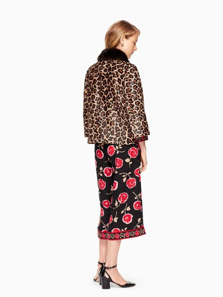 商品Kate Spade|leopard-print pony hair jacket,价格¥10104,第4张图片详细描述