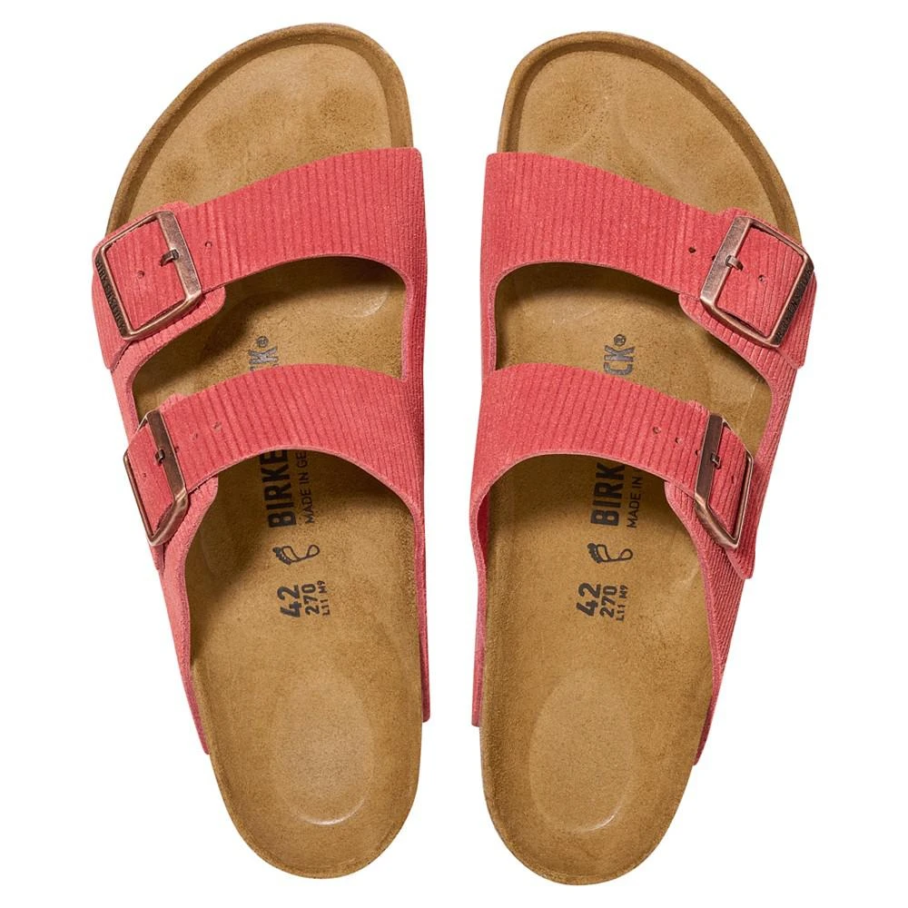 商品Birkenstock|Women's Arizona Corduroy Suede Embossed Sandals from Finish Line,价格¥695,第3张图片详细描述