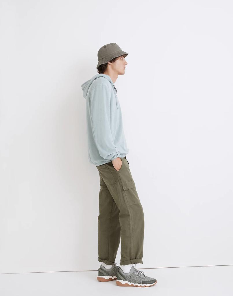 商品Madewell|Terry Cloth Quarter-Zip Hoodie Sweatshirt,价格¥359,第4张图片详细描述