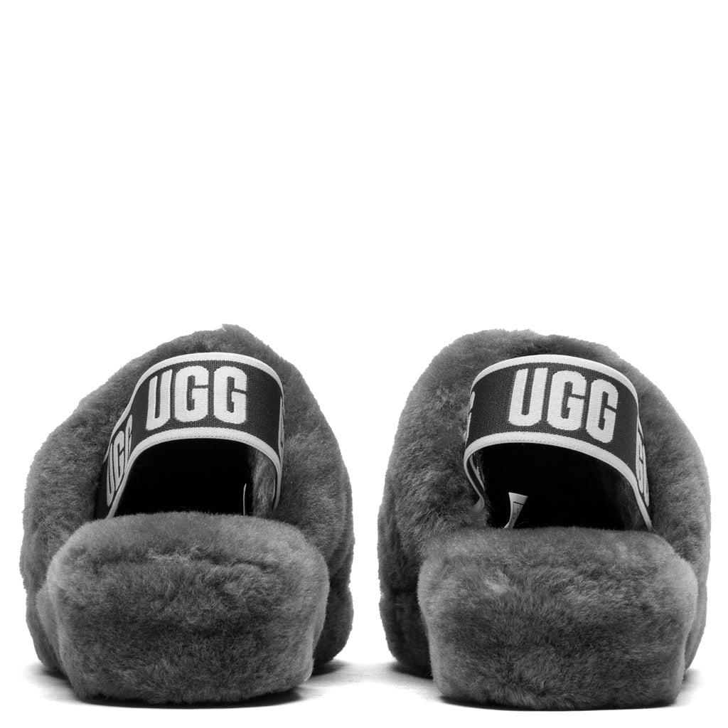 UGG Women's Fluff Yeah Slide - Charcoal商品第4张图片规格展示