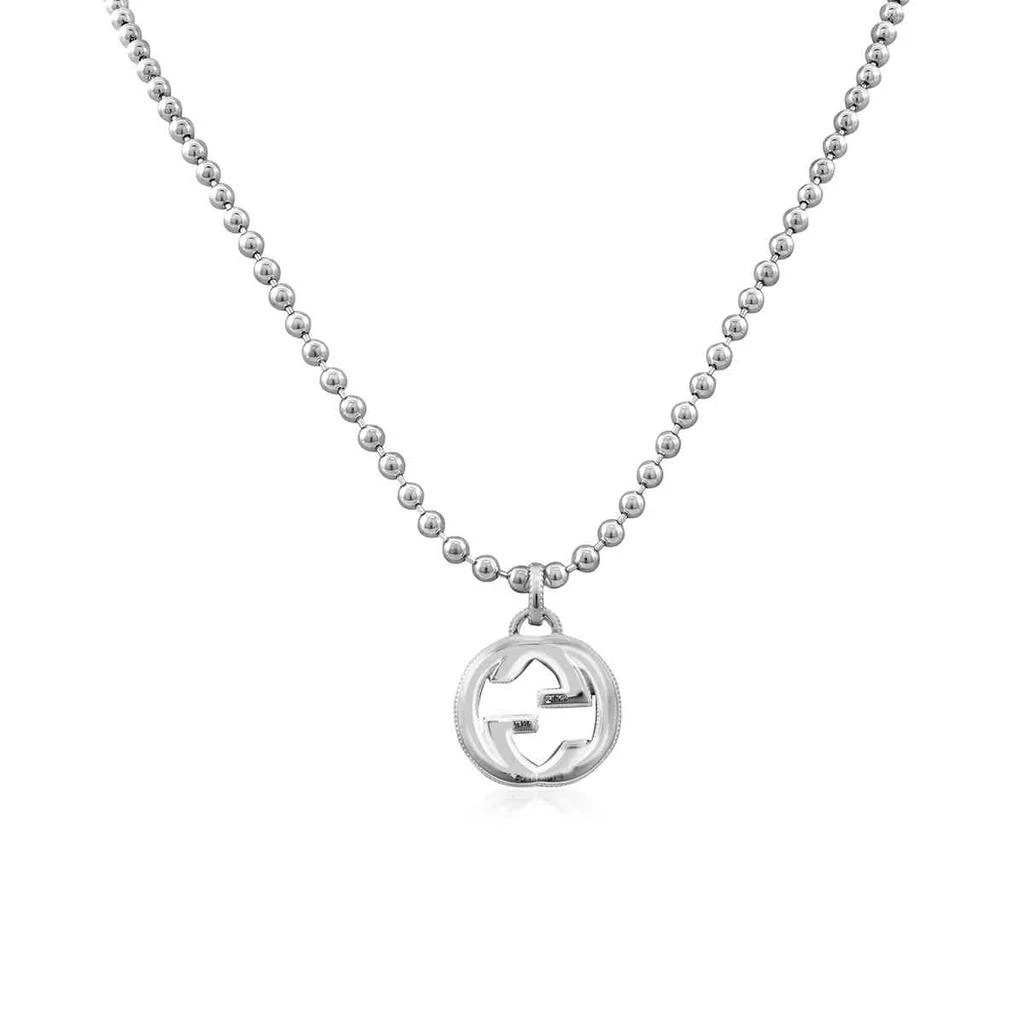 商品Gucci|Interlocking G Necklace In Silver,价格¥2466,第1张图片