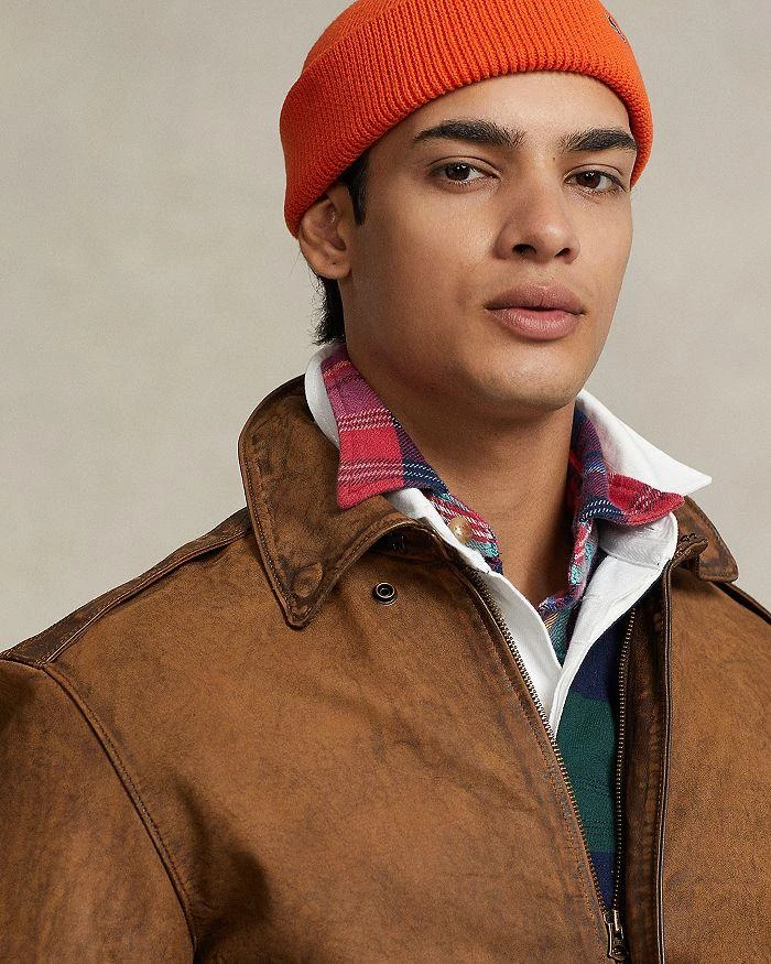 商品Ralph Lauren|Leather Flight Jacket,价格¥4543,第4张图片详细描述