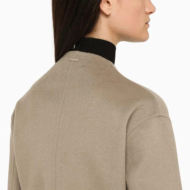 商品Calvin Klein|Grey wool coat with belt,价格¥2033,第4张图片详细描述