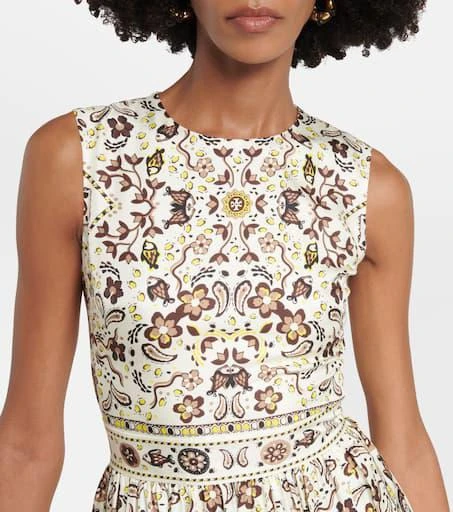 商品Tory Burch|印花真丝迷你连衣裙,价格¥5683,第4张图片详细描述