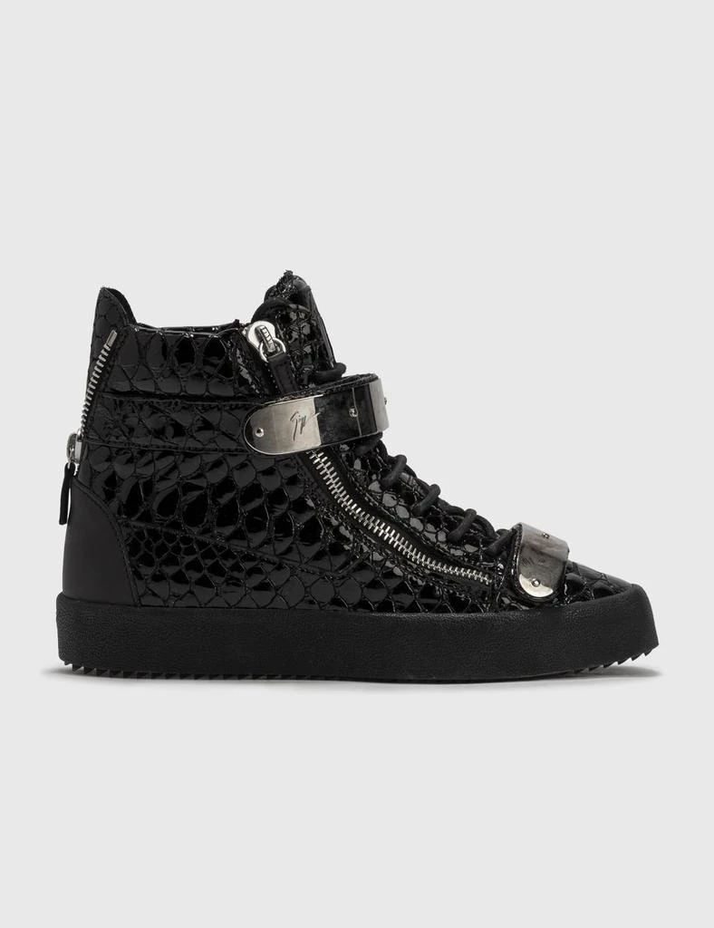 商品[二手商品] GIUSEPPE ZANOTTI PATENT|GIUSEPPE ZANOTTI PATENT ZIPPER SNEAKERS (NO BOX),价格¥2116,第1张图片