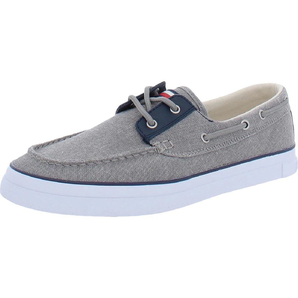 商品Tommy Hilfiger|Tommy Hilfiger Mens Peck Canvas Slip On Boat Shoes,价格¥329,第1张图片