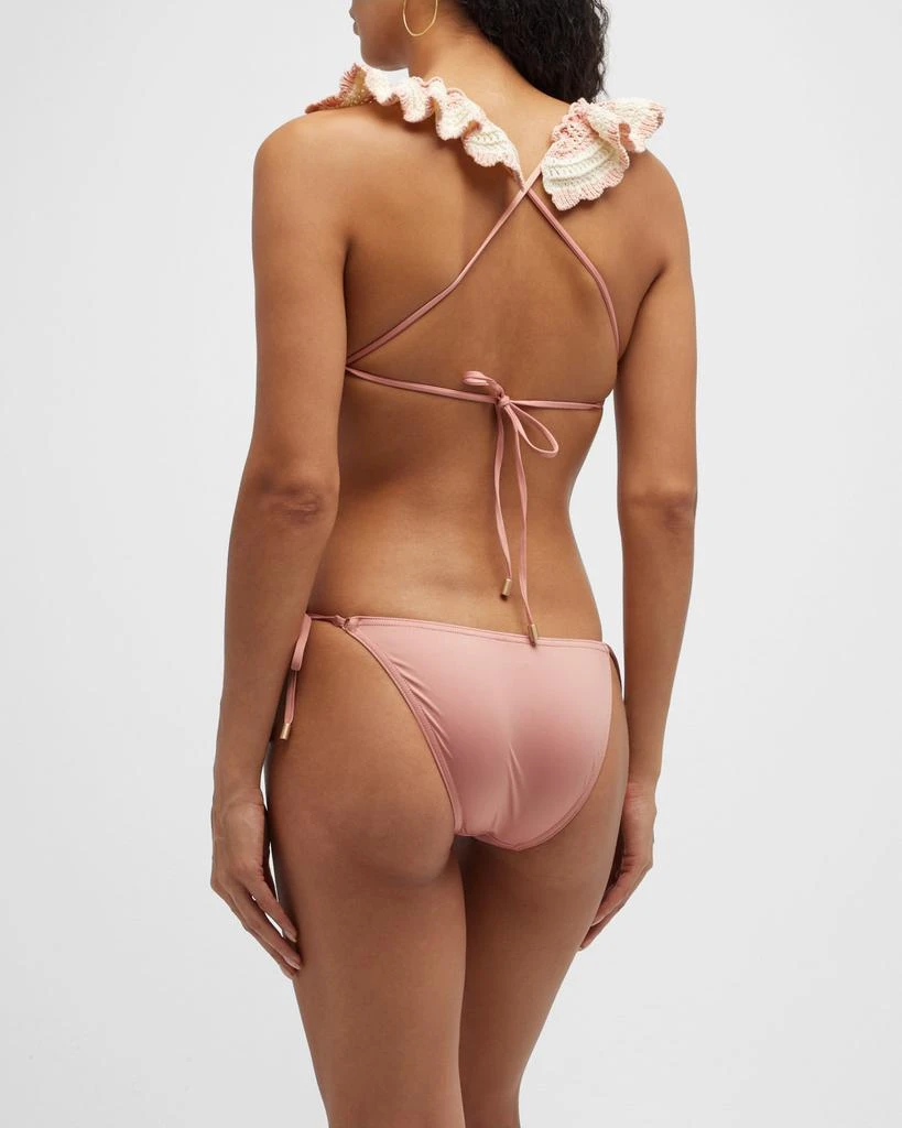 商品Zimmermann|Clover Crochet Triangle Two-Piece Bikini Set,价格¥719,第4张图片详细描述