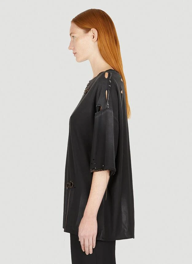 商品Acne Studios|Distressed T-Shirt in Black,价格¥2453,第3张图片详细描述