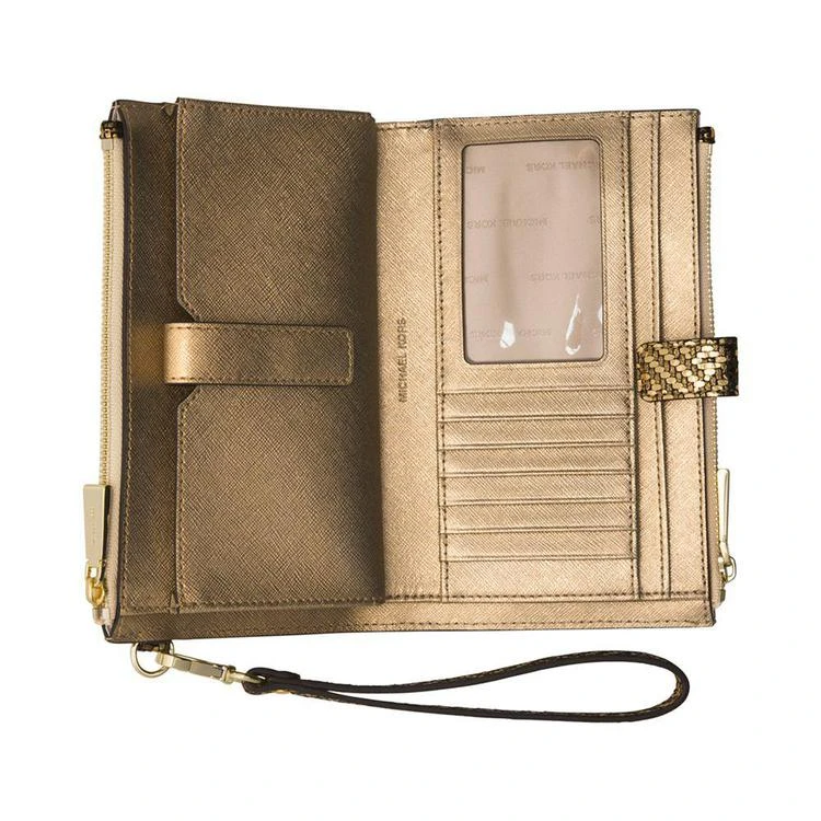 商品Michael Kors|MICHAEL  Adele Double-Zip iPhone 7 Plus Wristlet,价格¥393,第2张图片详细描述