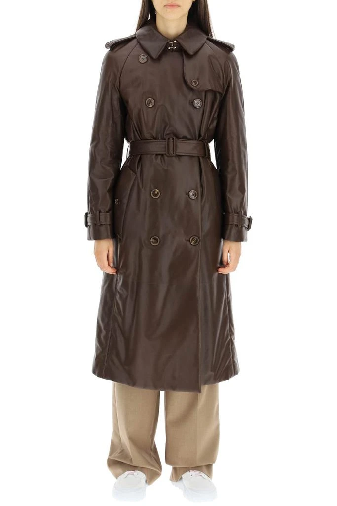 商品Burberry|Burberry Plonge Lambskin Waterloo Trench Coat,价格¥23410,第2张图片详细描述