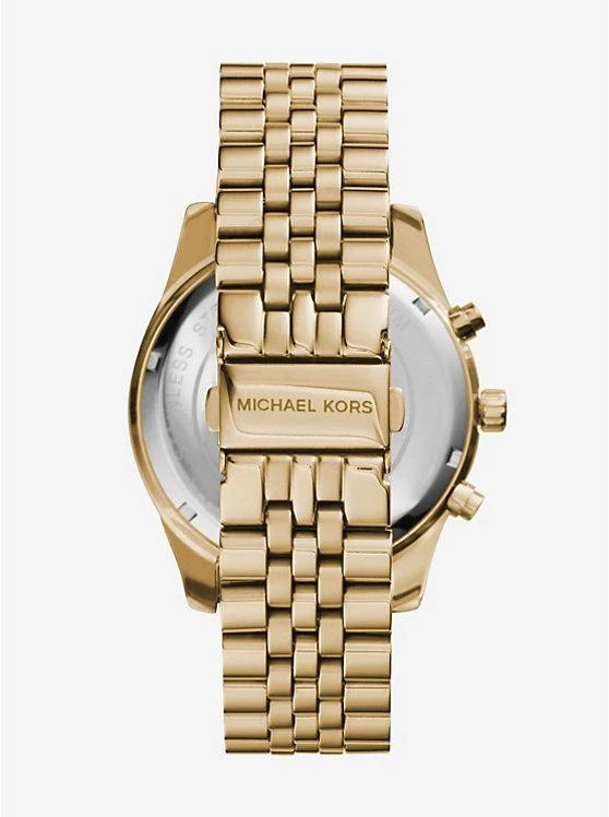 商品Michael Kors|Lexington Gold-Tone Watch,价格¥2227,第3张图片详细描述