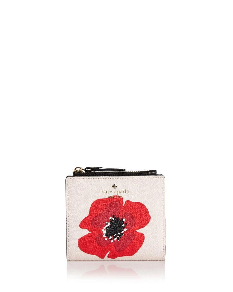 商品Kate Spade|Hyde Lane Adalyn Poppy Print Leather Wallet,价格¥461,第1张图片