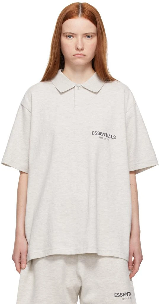 商品Essentials|Off-White Jersey Polo,价格¥321,第1张图片