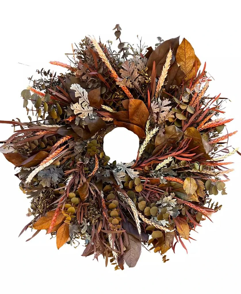 商品GreenishBlu|Sunset Real Preserved Fall Wreath, 24",价格¥814,第1张图片