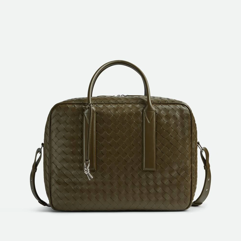 商品Bottega Veneta|【预售】 BV葆蝶家 24秋冬 男士 手提包 Getaway Weekender Moyen Format 766372V2HL12329,价格¥38038,第1张图片