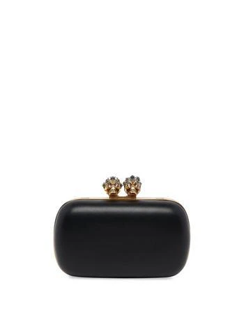 商品Alexander McQueen|Queen & King Skull Clutch,价格¥9420,第5张图片详细描述