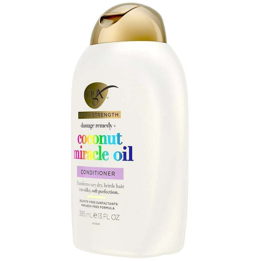 商品OGX|Extra Strength Damage Remedy + Coconut Oil Conditioner Coconut Milk, Tangerine, & Warm Vanilla,价格¥89,第5张图片详细描述