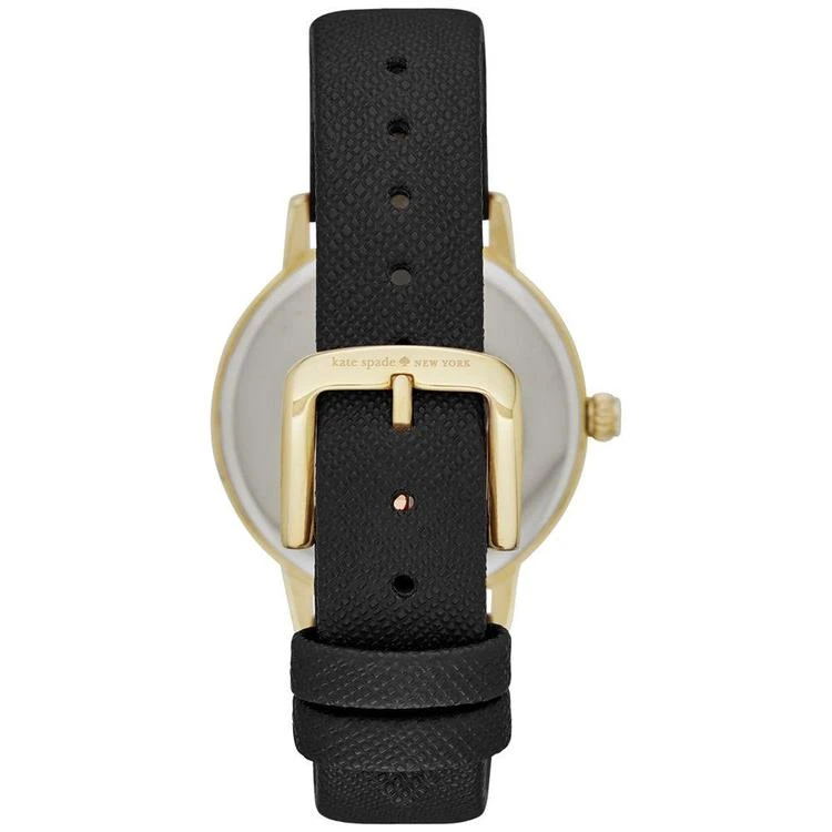 商品Kate Spade|Women's Black Leather Strap Watch 34mm KSW1039,价格¥1459,第3张图片详细描述