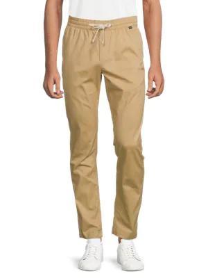 商品Hurley|Solid Drawstring Flat Front Pants,价格¥263,第1张图片
