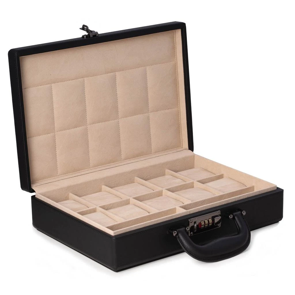 商品Bey Berk|Alfred Leather Watch Box Briefcase,价格¥1284,第2张图片详细描述