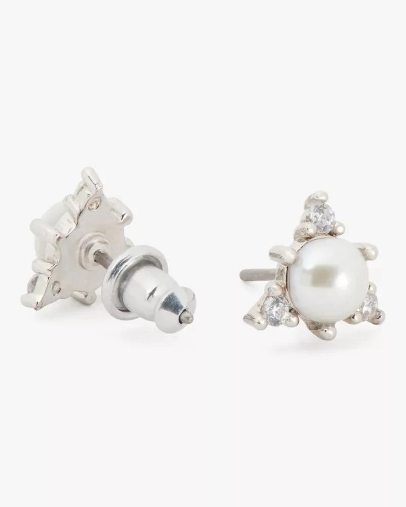 商品Kate Spade|You're A Gem Triangle Studs,价格¥118,第3张图片详细描述