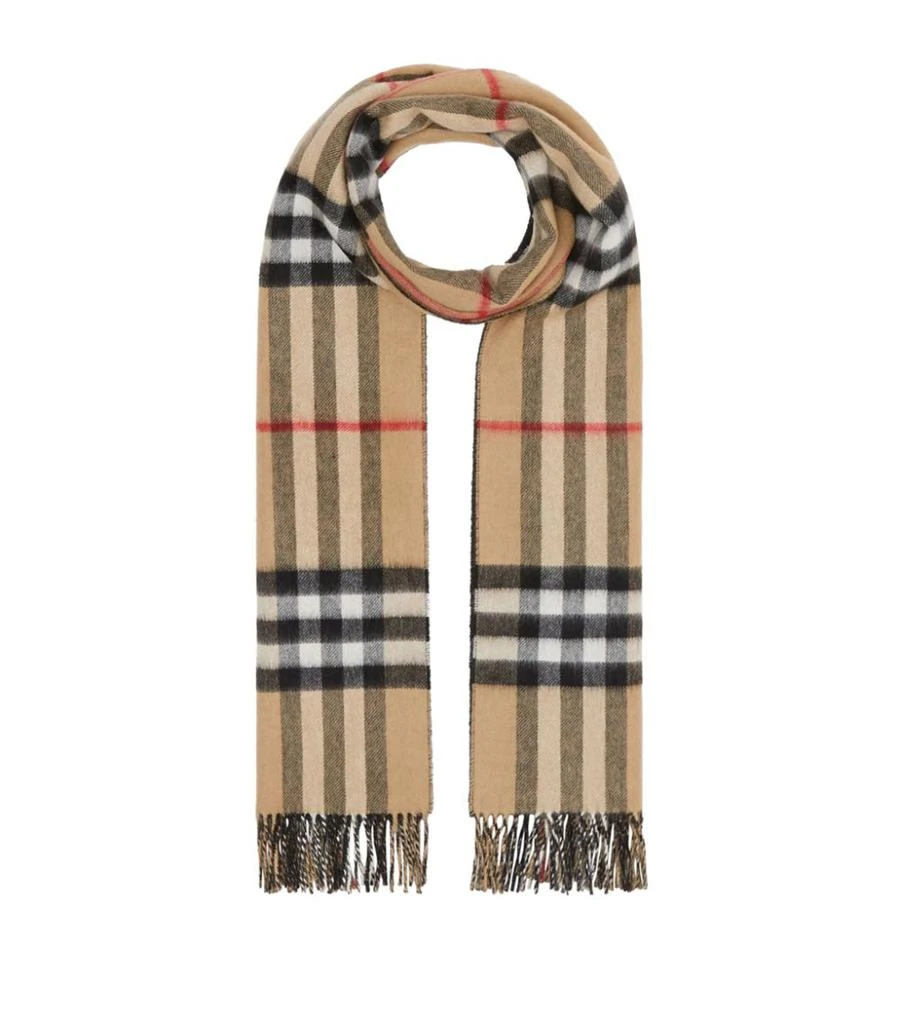 商品Burberry|Reversible Vintage Check Scarf,价格¥6881,第1张图片