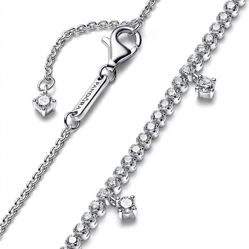 商品PANDORA|Women's Sparkling Drop Necklace In Sterling Silver,价格¥1154,第2张图片详细描述