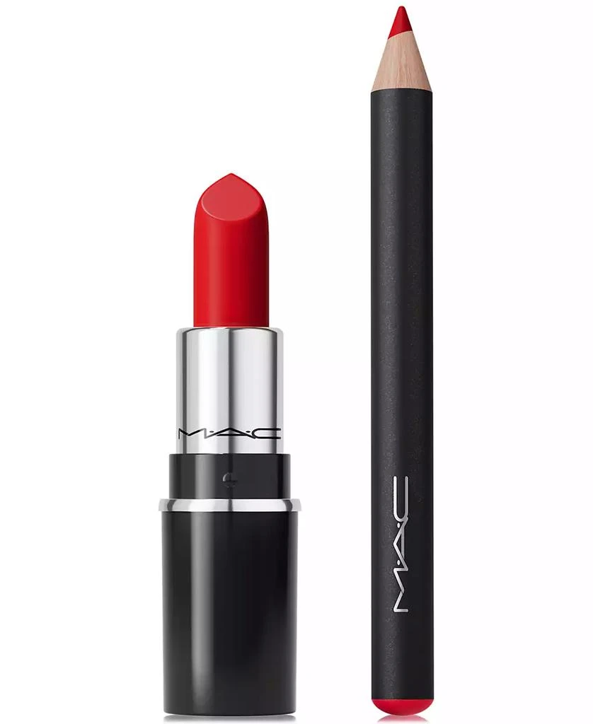 商品MAC|2-Pc. Tiny Treasures Mini Lipstick + Lip Liner Gift Set,价格¥154,第3张图片详细描述