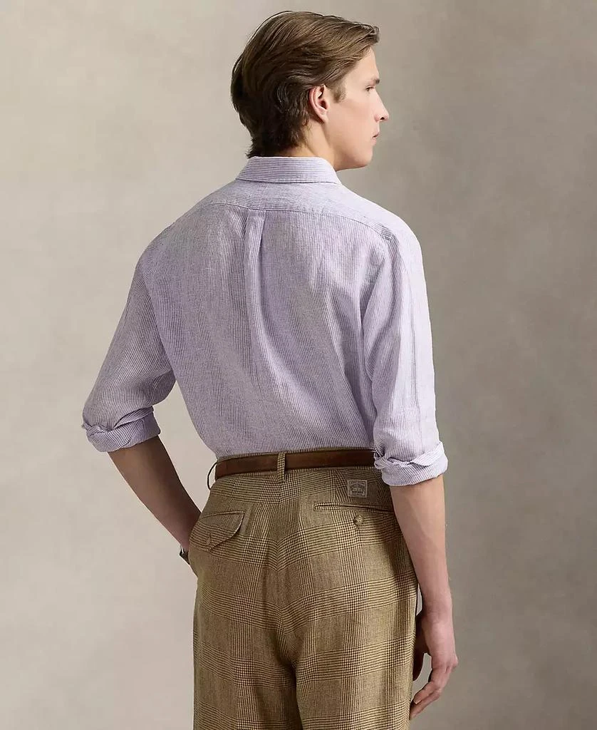 商品Ralph Lauren|男士经典版型亚麻衬衫 多款配色,价格¥614,第2张图片详细描述
